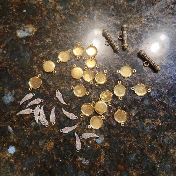 Elegant Gold and Silver Charm Set - Picture 3 of 4